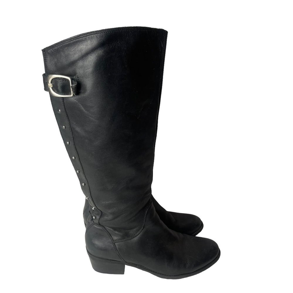 LUCKY BRAND Women’s Black Studded Knee High Boots Size 10M Casual Winter